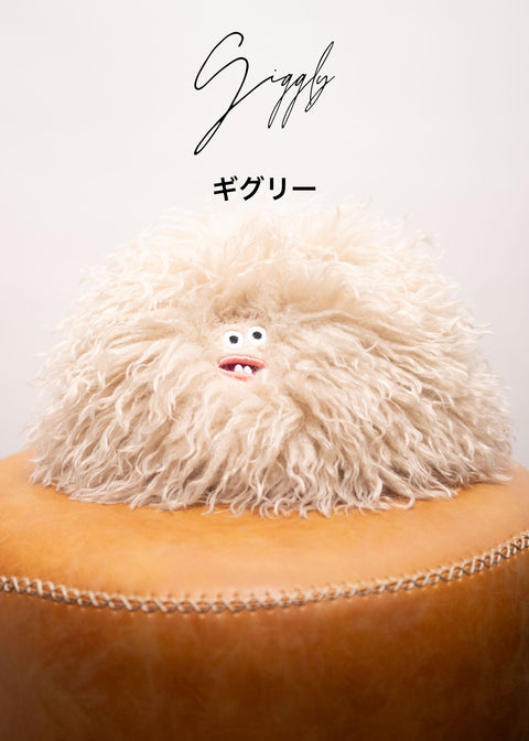 「当日発送」Paafy Nibbles ロングファー 刺繍 巾着バッグ honok