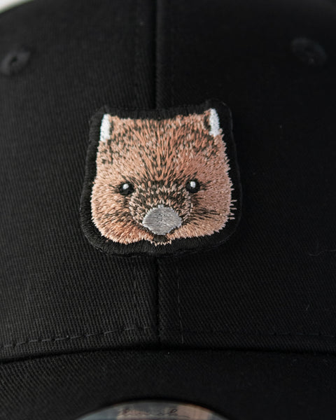 ウォンバット「ワイン」キャップ 選べるサイズ M/L 刺繍ワンポイント Nook Nook