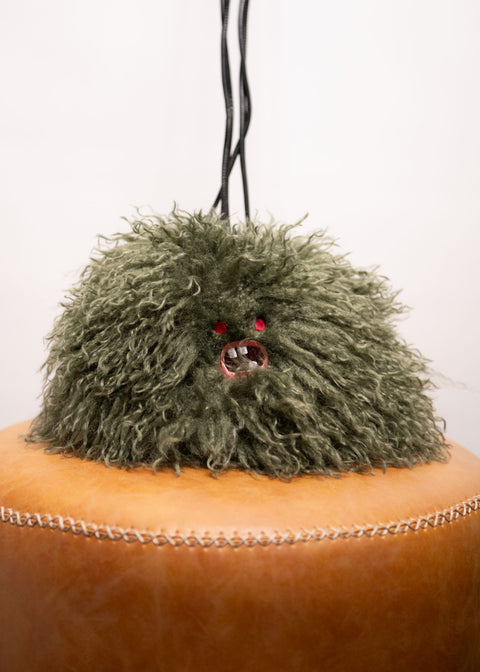 【当日発送】Paafy Nibbles ロングファー 刺繍 巾着バッグ honok