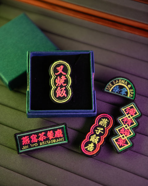 ピンバッチ ネオン香港風 honok
