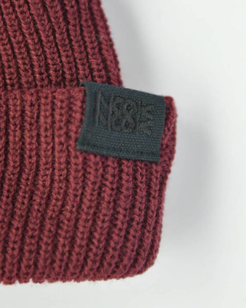 ウォンバット ワイン 刺繍 ニット帽 Nook Nook