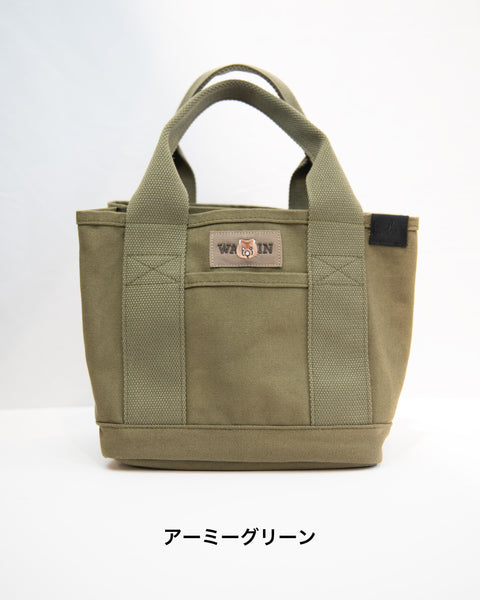 【ワインさん】ウォンバット刺繍タグ トートバッグ ランチトートバッグ ギフト