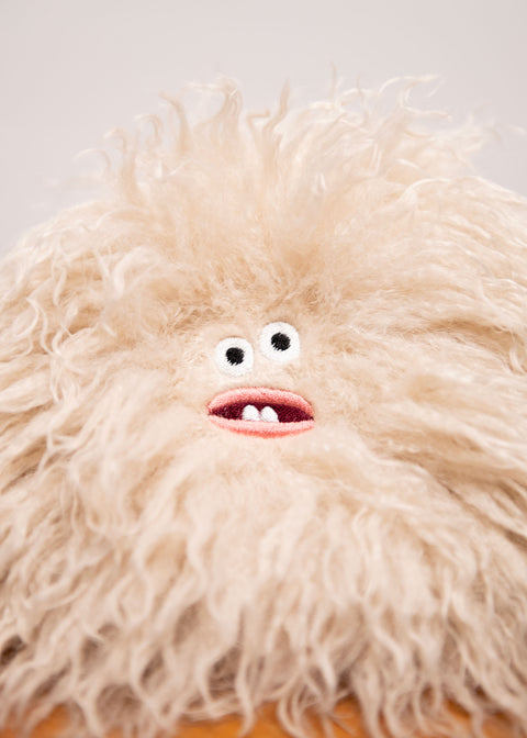 【当日発送】Paafy Nibbles ロングファー 刺繍 巾着バッグ honok