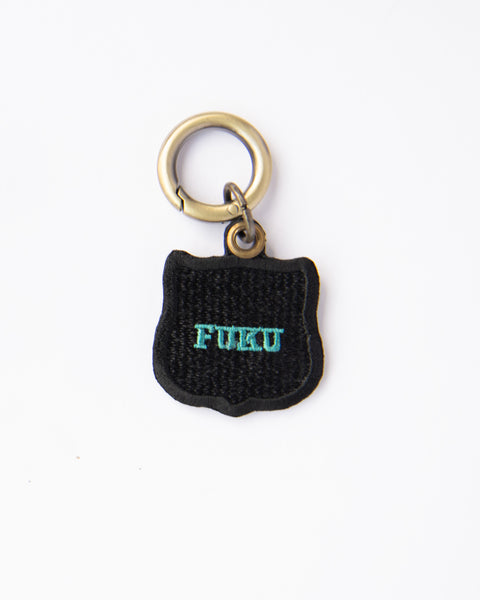 ウォンバットと園長「ワイン ユキ コウ フク 園長」刺繍キーホルダー ギフト NookNook