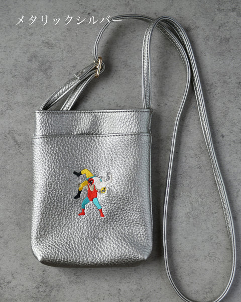 アルゼンチンバックブリーカー スマホバッグ 刺繍 ポーチ ベルト調整可能