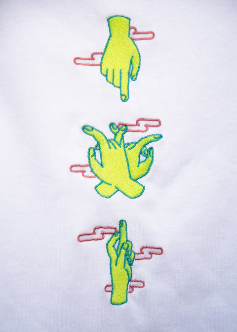 「印相」ビッグシルエットTシャツ Enbi