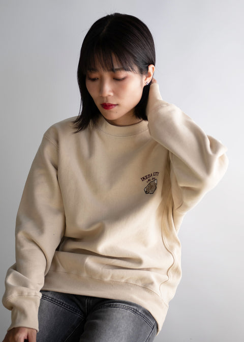 IKEDA CITY My fave ウォンバット 刺繍トレーナー 裏起毛 Nook Nook