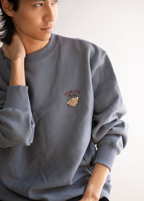 IKEDA CITY My fave ウォンバット 刺繍トレーナー 裏起毛 Nook Nook