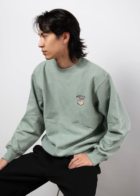 IKEDA CITY My fave ウォンバット 刺繍トレーナー 裏起毛 Nook Nook