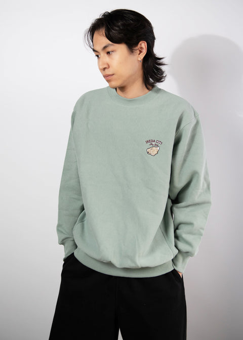 IKEDA CITY My fave ウォンバット 刺繍トレーナー 裏起毛 Nook Nook