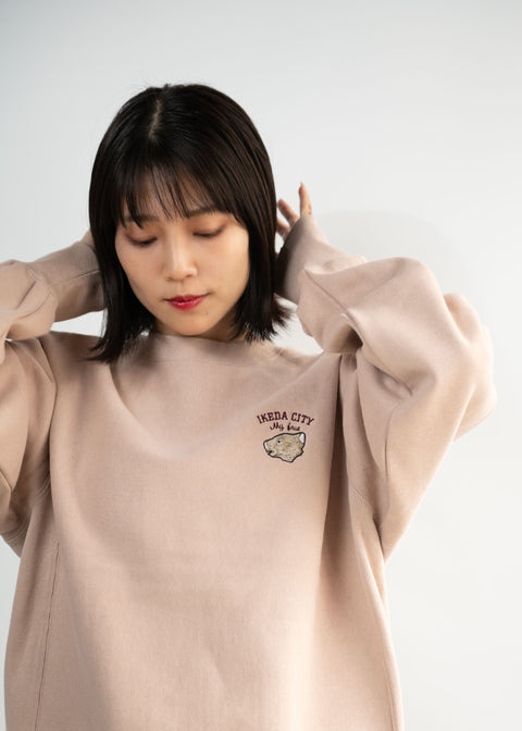 IKEDA CITY My fave ウォンバット 刺繍トレーナー 裏起毛 Nook Nook