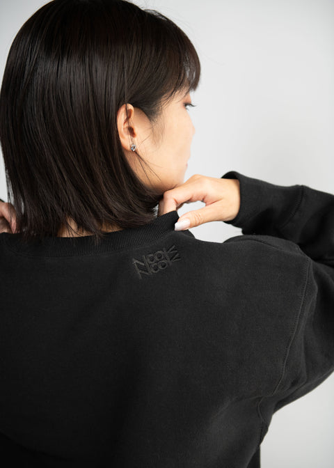 IKEDA CITY My fave ウォンバット 刺繍トレーナー 裏起毛 Nook Nook