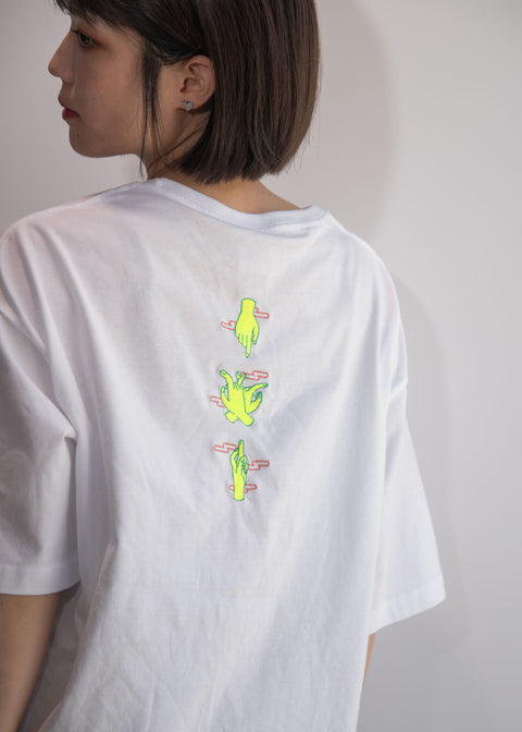 「印相」ビッグシルエットTシャツ Enbi