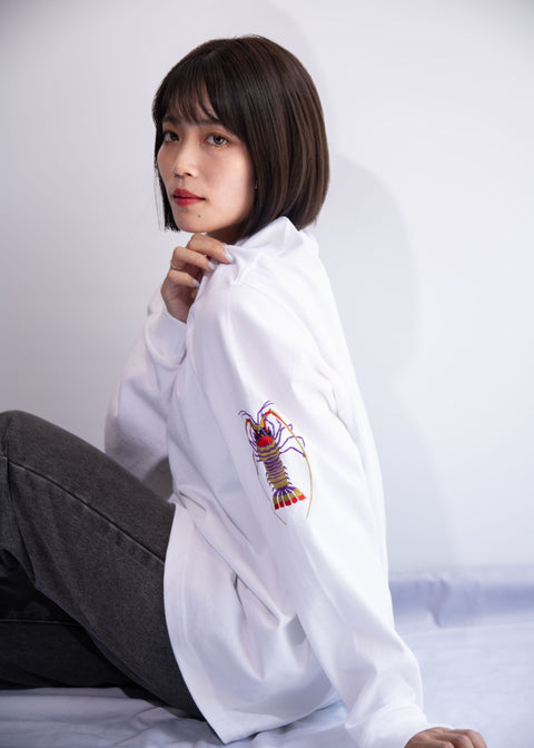 「伊勢海老」「シャコ」ビッグシルエットロンT 長袖Tシャツ Enbi
