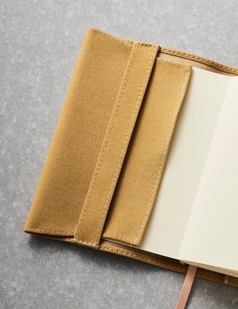 文庫サイズ 猫又 刺繍 名入れ可能 ブックカバー honok