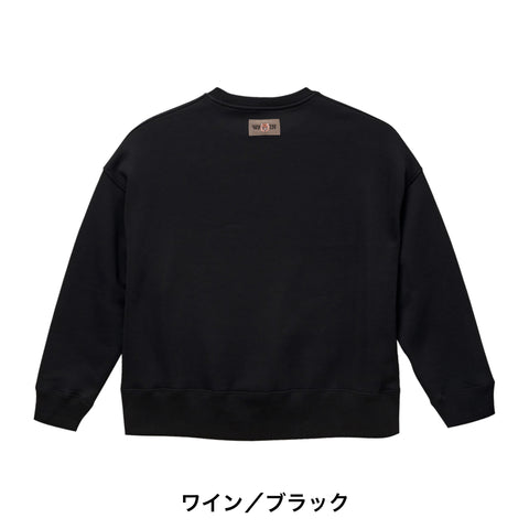【あの雲×NOOKNOOK】ねむねむ/かいかいウォンバット 「ワイン」「フク」「ユキ」 トレーナー 裏起毛 ワンポイント刺繍 Nook Nook