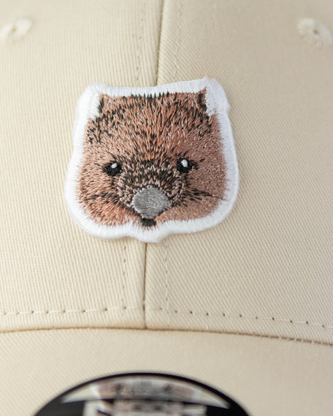 ウォンバット「ワイン」キャップ 選べるサイズ M/L 刺繍ワンポイント Nook Nook