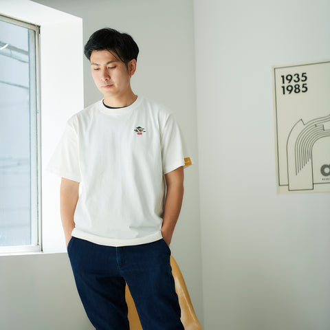 盆栽 BONSAI 刺繍 Tシャツ honok