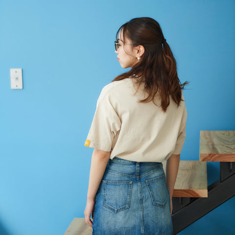 ラーメン ビックシルエットTシャツ レディース 刺繍 honok