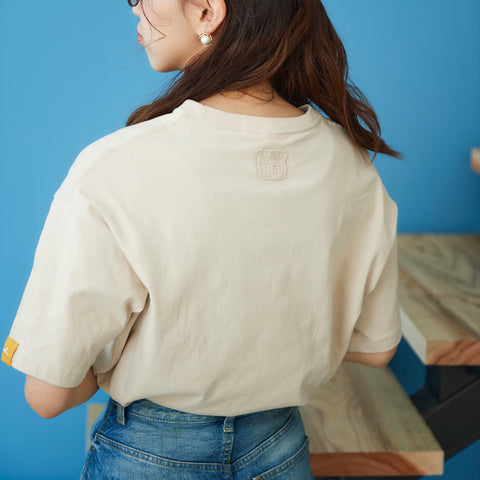 ラーメン ビックシルエットTシャツ レディース 刺繍 honok
