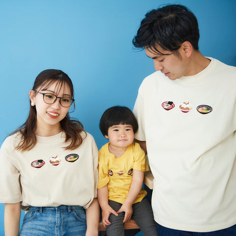 ラーメン ビックシルエットTシャツ レディース 刺繍 honok