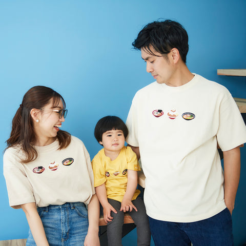 ラーメン ビックシルエットTシャツ レディース 刺繍 honok