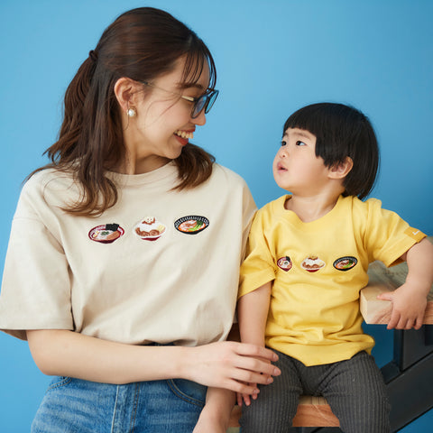 ラーメン ビックシルエットTシャツ レディース 刺繍 honok