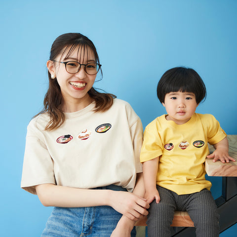 ラーメン ビックシルエットTシャツ レディース 刺繍 honok