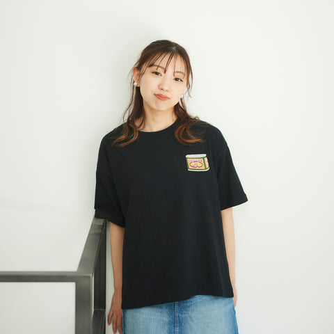 コンビーフ ビックシルエット 刺繍 Tシャツ レディース honok