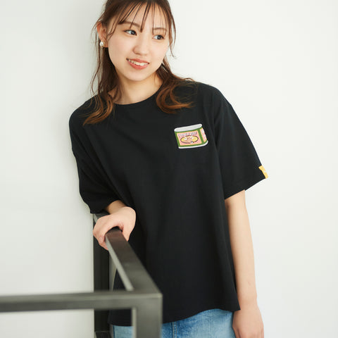 コンビーフ ビックシルエット 刺繍 Tシャツ レディース honok
