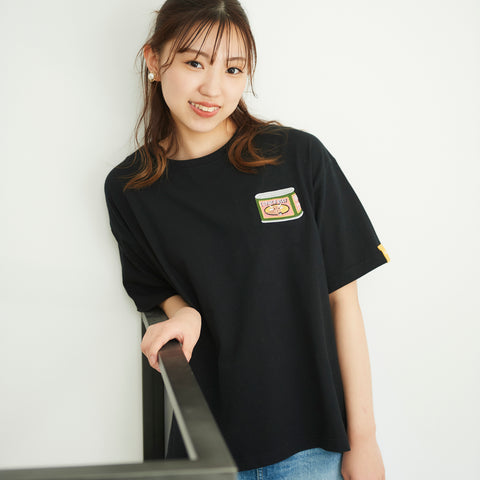 コンビーフ ビックシルエット 刺繍 Tシャツ レディース honok