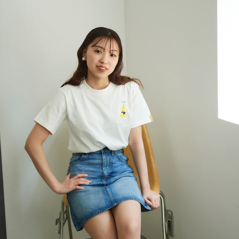 アブダクションされる牛 刺繍 Tシャツ honok