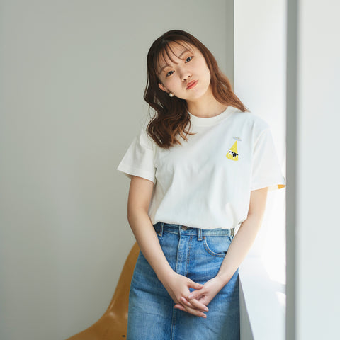 アブダクションされる牛 刺繍 Tシャツ honok