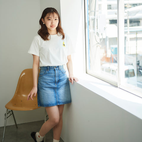 アブダクションされる牛 刺繍 Tシャツ honok