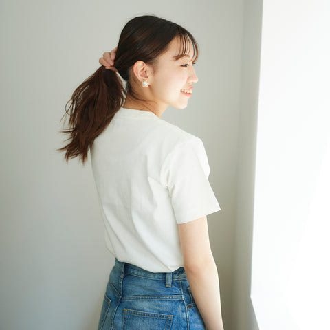 アブダクションされる牛 刺繍 Tシャツ honok