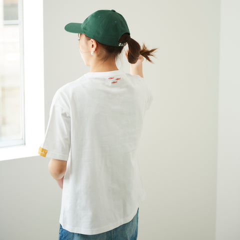 シャーク ビックシルエット刺繍 Tシャツ honok
