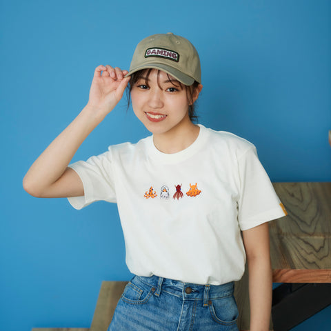 タコさん達 刺繍 Tシャツ