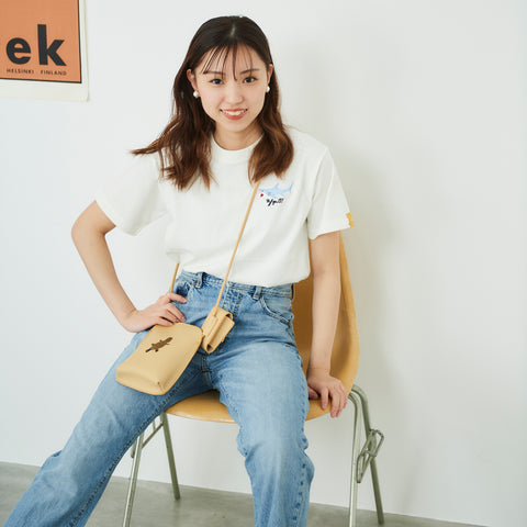 シャーク 刺繍 Tシャツ honok