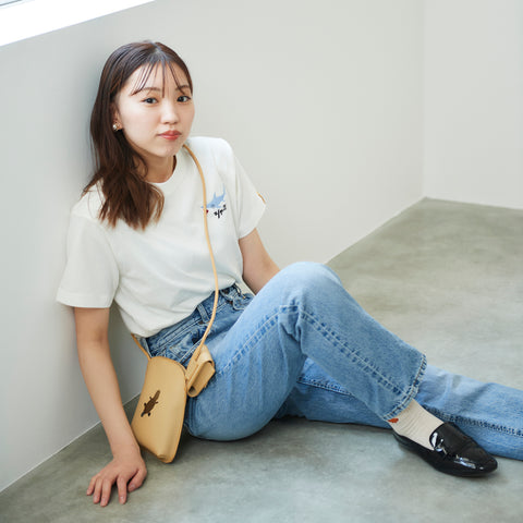 シャーク 刺繍 Tシャツ honok