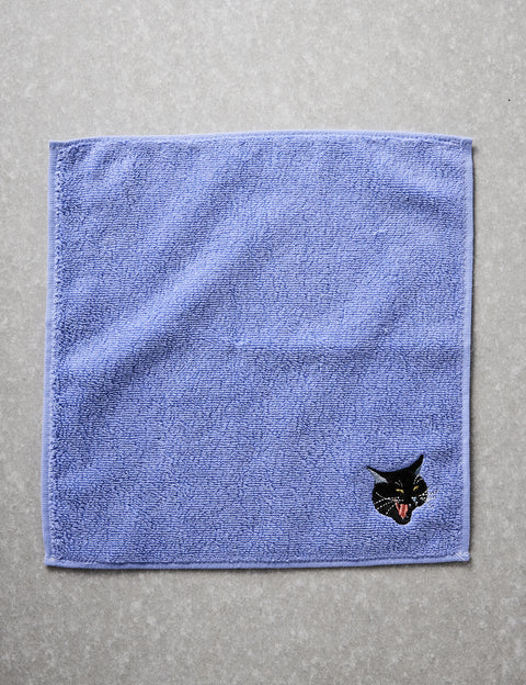 今治ハンカチ あくび猫 ハンカチ 刺繍 honok