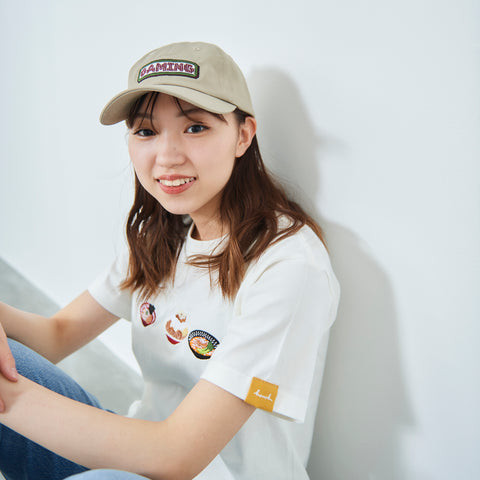 ラーメン Tシャツ レディース 刺繍 honok