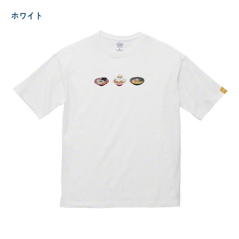 ラーメン ビックシルエットTシャツ レディース 刺繍 honok