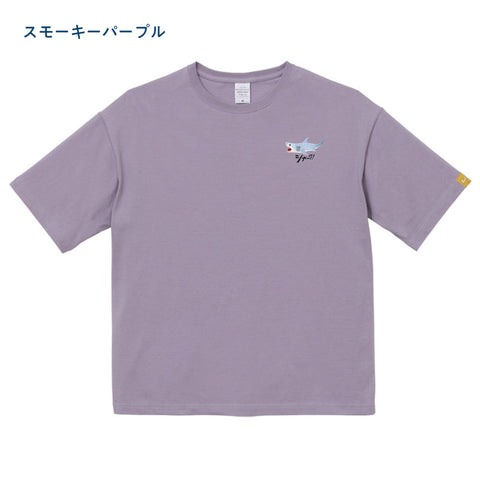 シャーク ビックシルエット刺繍 Tシャツ honok