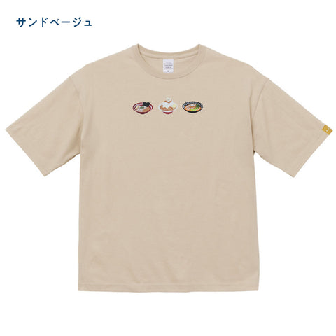 ラーメン ビックシルエットTシャツ レディース 刺繍 honok