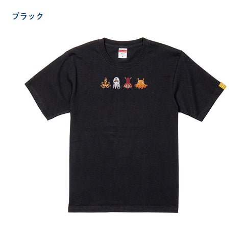タコさん達 刺繍 Tシャツ