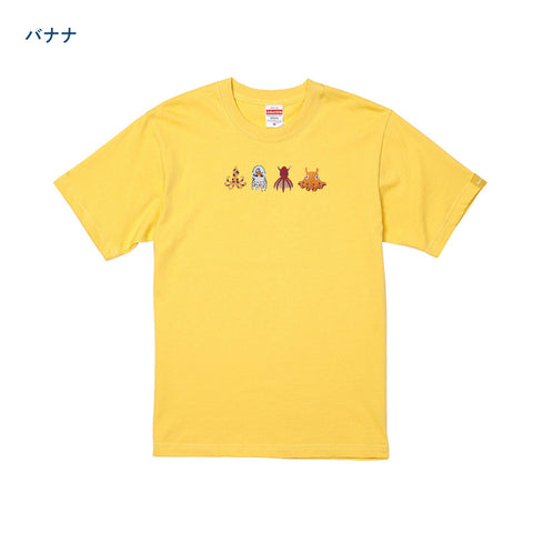 タコさん達 刺繍 Tシャツ