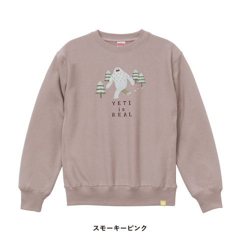 「イエティ」刺繍 トレーナー 裏起毛 honok UMA