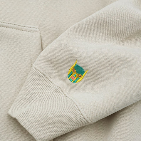 「トペコンヒーロー」刺繍 ビックシルエットパーカー 裏起毛 honok