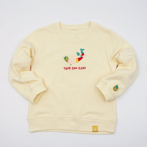 「トペコンヒーロー」刺繍 キッズ トレーナー パイル地 honok