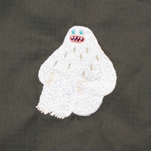 イエティの刺繍のブランケット 【名入れ可能】honok